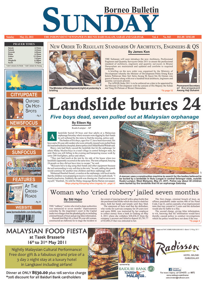 Borneo Bulletin Sunday Adlink Internatioanl Uk Ltd 2100